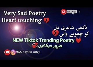 New Tiktok Sad Poetry 2020 ٹک ٹوک د کھی شاعری Must Watch Basit Khan Ak47