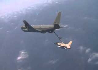  Israel Air Force Refuels Mid Air