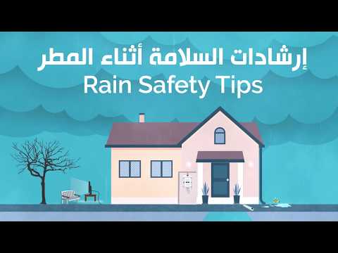 إرشادات السلامة أثناء المطر 1 من إنتاج إدارة العلاقات العامة والاتصال إرشادات السلامة أثناء المطر 1 من إنتاج إدارة العلاقات العامة والاتصال