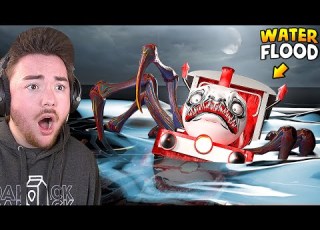  FLOODING THE ISLAND IN WATER Can A Train Swim Choo Choo Charles Mods