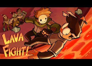 Lava Fight Minecraft Manhunt 4v1 Final Rematch ANIMATIC ANIMATION