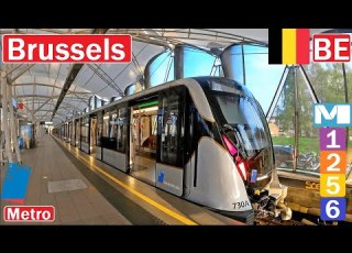 BRUSSELS METRO 2025 Métro De Bruxelles 4K
