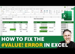 VALUE Error In Excel In Subtraction Dates VLOOKUP XLOOKUP COUNTIF COUNTIFS SUMIF SUMIFS