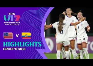 USA Vs Ecuador Highlights FIFA U 17 Women S World Cup Morocco 2025