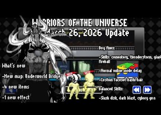 NEW UPDATE WARRIORS OF THE UNIVERSE