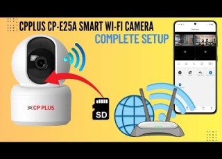  How To Set Up The CP PLUS Smart Wi Fi Indoor Pan Tilt Camera SD Card Wifi EzyKam App Guide