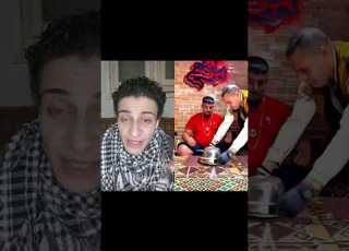 شاب مصري يقلد جنكيز التركي وي بقرشه لاكن التركي يب طبعا