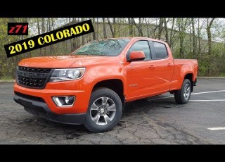 2019 Chevy COLORADO Z71 DIESEL 4x4 Crew Cab Long Box CRUSH Walk Around FULL REVIEW