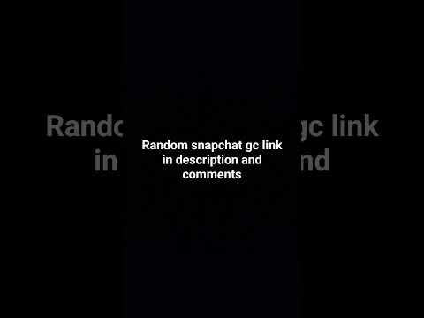 Random Snapchat Gc Link User Legend Fr Viral Shorts