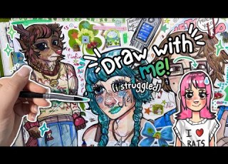 Fill A Sketchbook Page With Me