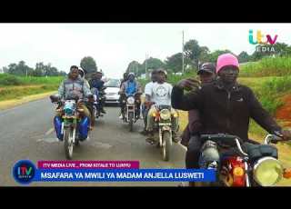 MADAM ANGELLAH LUSWETI FUNERAL PROCESSION FROM CHERANGANY MORGUE KITALE TO LUNYU ITV MEDIA LIVE