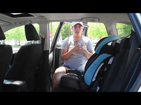 Evenflo Maestro Sport Installed With The Seat Belt And Top Tether Installation Tutorial