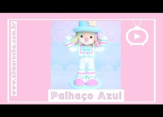  Pink Circus Blue Clown Step By Step Video 10