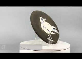  Pablo Picasso Oiseau No 93 Bird No 93 1963 Madoura Ceramic Plate For Sale