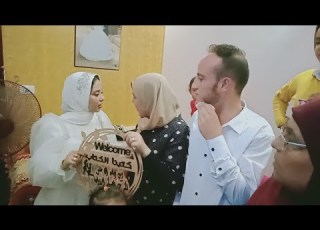  كتب الكتاب اجمل حضن بعد كتب الكتاب العروسه مش مصدقه نفسها حضن رومانسي