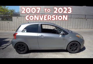 I Converted My 2007 Toyota Yaris To A 2023 In 15 Minutes