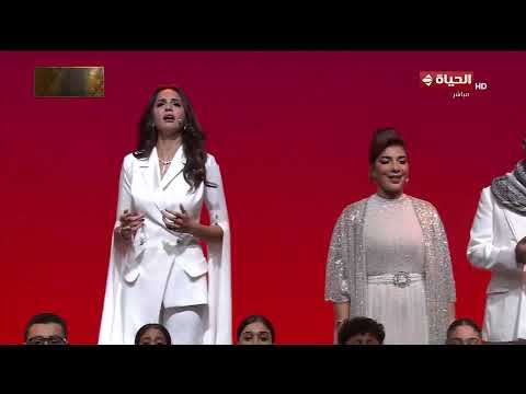 نجوم الفن يقدمون ملحمة غنائية وطنية في حضور الرئيس السيسي خلال احتفالية وطن السلام