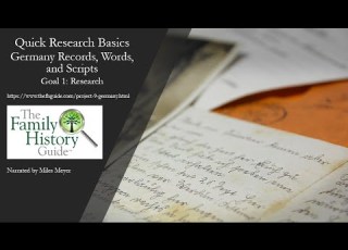  TFHG German Records Words And Scripts