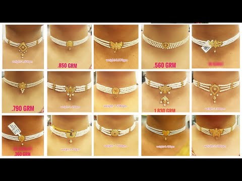 Light Weight Gold Parle Chokar Design Collection With Weight And Price মত চ ক র ড জ ইন