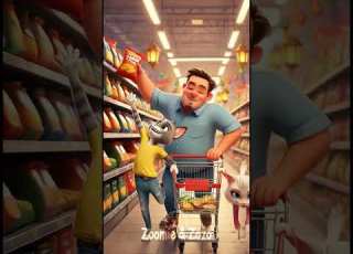 كارثة السوبر ماركت زومي وزوزو حولوا العربية لصاروخ ومو طار في الهوا رمضان 2026 Zoomie Funny