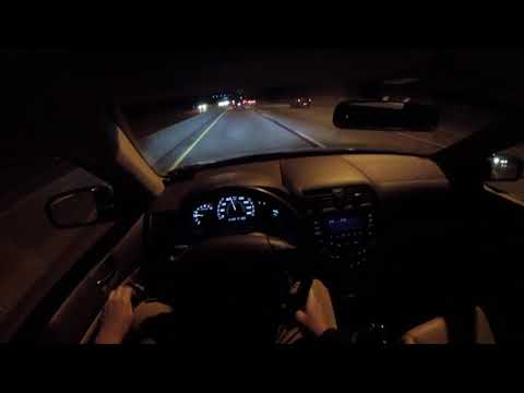 POV Night Cruising 2007 Honda Accord EX V6 6 Speed
