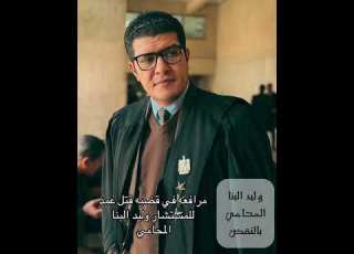  مرافعه في جناية قتل عمد للمستشار وليد البنا المحامي بالنقض