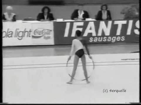 WC 1991 ATHENS Kristina Shikerova BUL Hoop TC