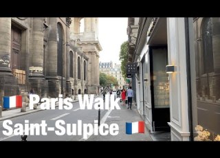 Paris Walk Around The Church Of Saint Sulpice