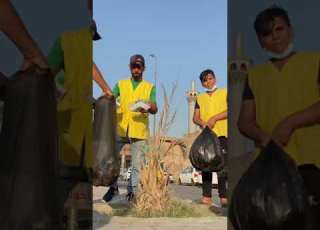 مشاركة متحدي الإعاقة بحملة تنظيف النجف بمبادرة تطوعية سيف الكرعاوي Shorts Short العراق