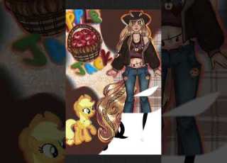  Applejack Mylittlepony Mlp Art Fanart Sketch Drawing