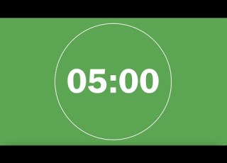 5 Minute Countdown Green Screen