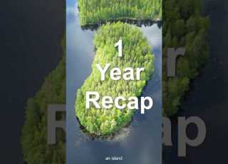 1 Year Of Building A Log Cabin On An Island Logcabin Island