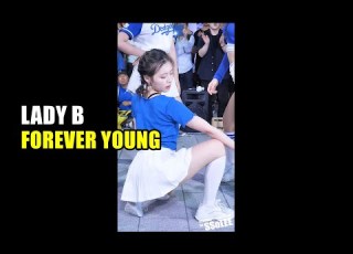  4K 레이디비 윤민 LADY B FOREVER YOUNG 블랙핑크 190810 홍대 거리공연 직캠 By SSoLEE