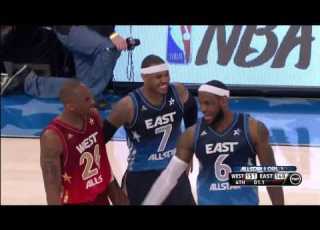  Kobe Bryant Can T Believe LeBron Passed Up Final Shot TWICE 2012 All Star Game