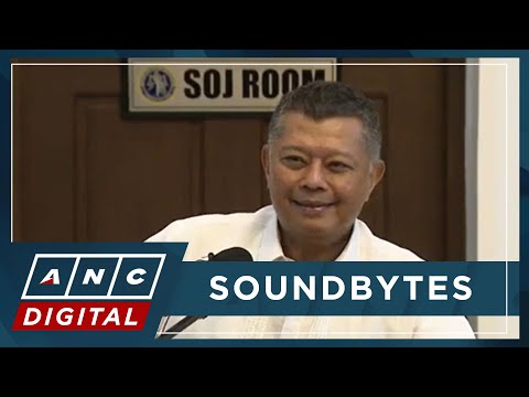 WATCH PH Justice Secretary Holds Press Briefing On Updates On Las Piñas POGO Raid NBI Issues ANC