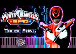 Power Rangers SPD Theme Song Piano Tutorial
