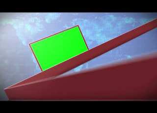 3D Lines Slideshow BLUE Presentation Promo Green Screen Template FREE TO USE IforEdits