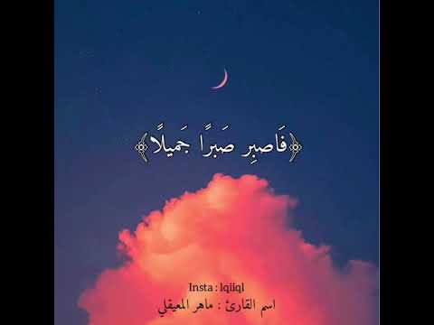 الشيخ ماهر المعيقلي حالات واتس اب