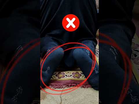 وضع القدمين في السجود