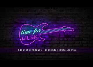 我知道你很難過 原版伴奏 原唱 蔡依林