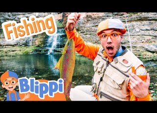  Blippi Goes Fishing Educational Videos For Kids