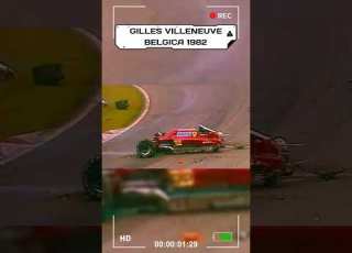 F1 Gilles Villeneuve Accidente Fatal Belgica 1982 Crash Formula 1