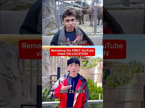 Remaking The FIRST YouTube Video 20 Years Later Remaking The FIRST YouTube Video 20 Years Later