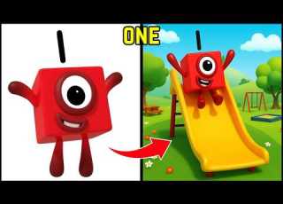 Numberblocks Reimagined Playing At The Playground Fun Learning For Kids