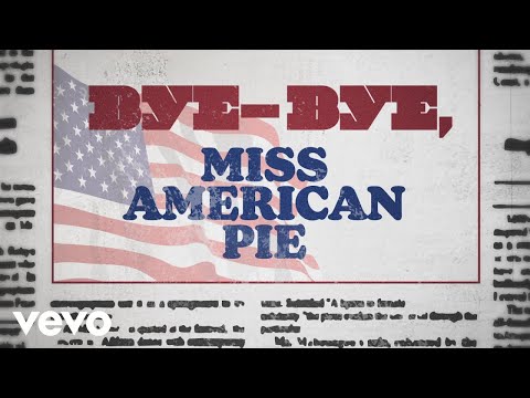 Don McLean American Pie Lyric Video