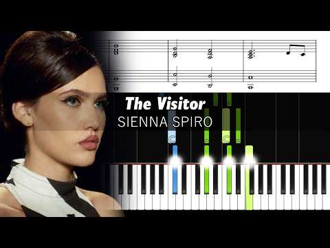 SIENNA SPIRO The Visitor Accurate Piano Tutorial With Sheet Music