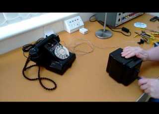  Old Telephone As A Door Bell