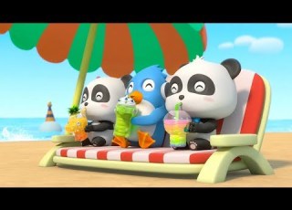 Bayi Panda Minum Juz Segar Dan Enak Lagu Anak Anak Juz Enak Lezat BabyBus Bahasa Indonesia