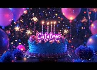  Happy Birthday Cataleya Personalized Birthday Song Remix Party Fun