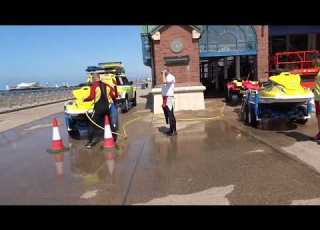 Blackpool Beach 01 08 2024 Life Boats Beach Patrol